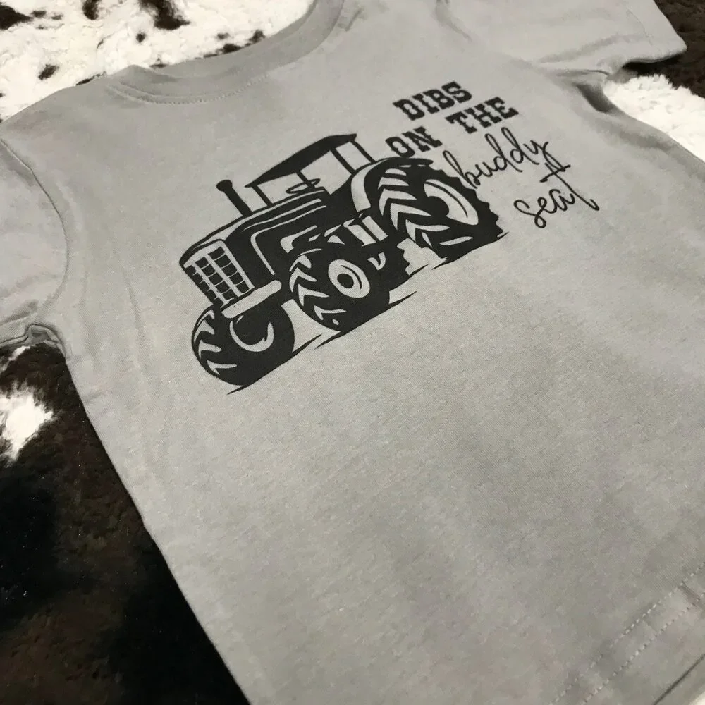 Dibs on the Buddy Seat - Unisex Fit Apparel Youth Mens Womens - Picture 2 of 5